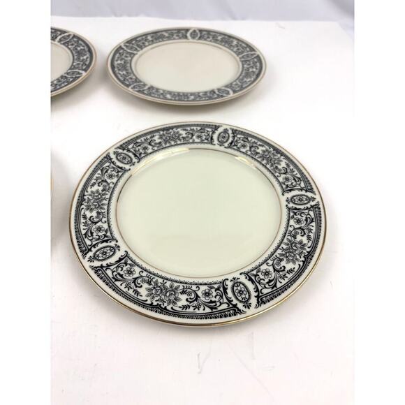 VTG Set Of 4 Momoyama Fine China Ivory Glazed Made in Japan Dessert Plates - Picture 7 of 9